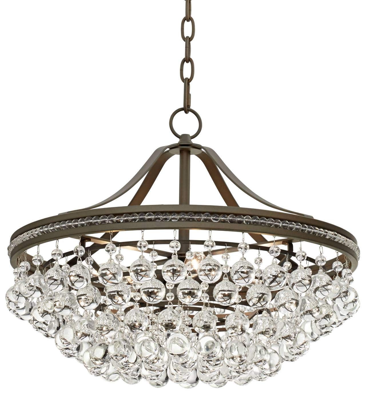 Vienna Full Spectrum Wohlfurst Bronze Small Pendant Chandelier